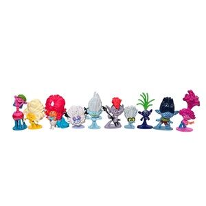 Trolls 10pc Cake Topper Set